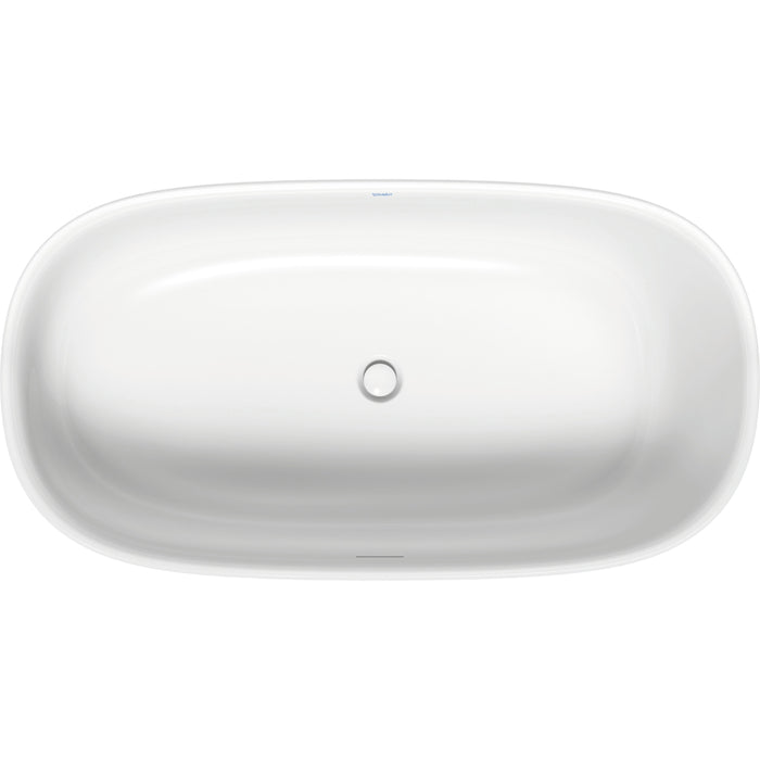 Duravit 700462000000090 Zencha 63" x 31 1/2" Oval Freestanding Bathtub