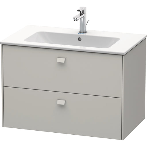 Duravit BR410200707 Brioso Wall-Mount Vanity Unit Concrete Gray