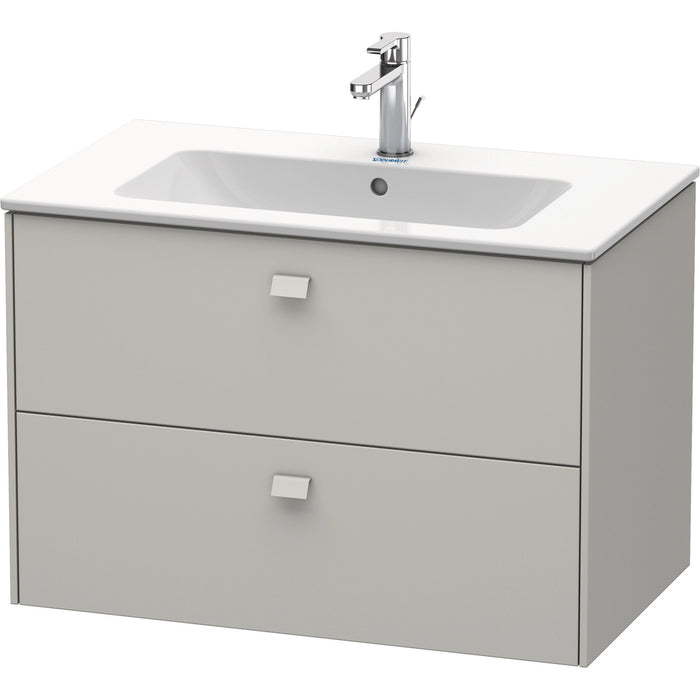 Duravit BR410200707 Brioso Wall-Mount Vanity Unit Concrete Gray