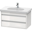 Duravit KT664702222 Ketho Wall-Mount Vanity Unit White