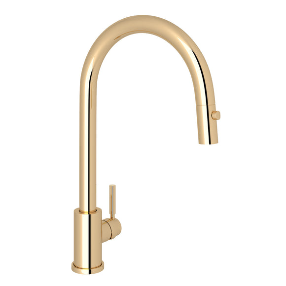 Rohl U.4044EG-2 Perrin and Rowe Holborn Pulldown Kitchen Faucet