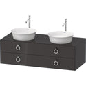 Duravit WT4993BH1H1 White Tulip Wall Mount Double Vanity Cabinet