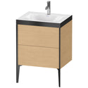 Duravit XV4709OB230P XViu C-Bonded Floorstanding Vanity Kit Natural Oak