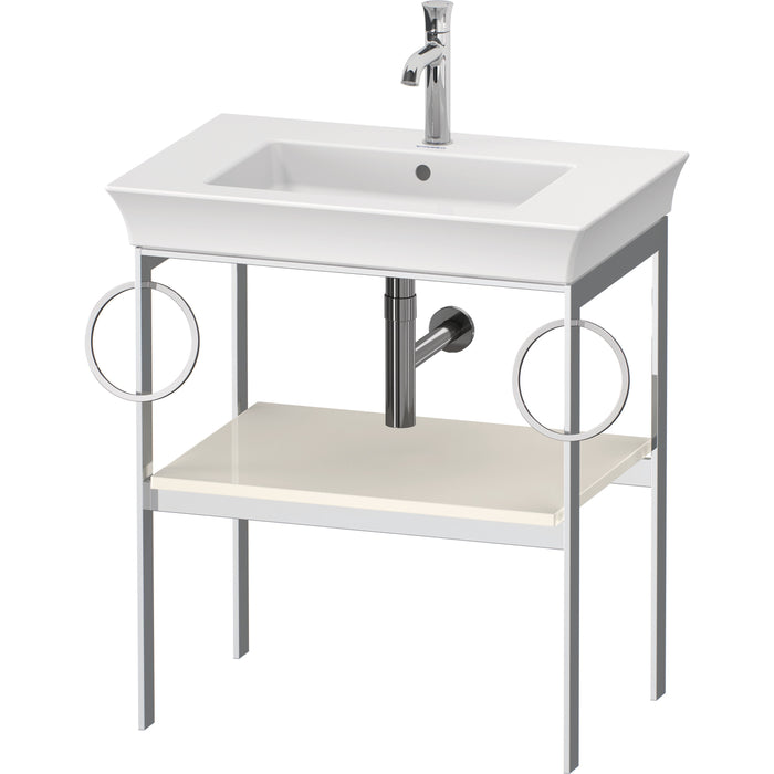 Duravit WT4546BH4H4 White Tulip Floorstanding Metal Console