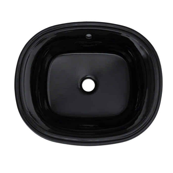 TOTO LT483#51 Maris Oval Undermount Bathroom Sink, Ebony
