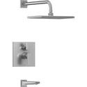 Duravit DS5300000U70 DuraSquare Tub & Shower Faucet Kit