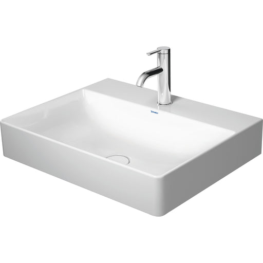 Duravit 2353600044 DuraSquare 23 5/8" Wall Mounted Bathroom Sink and