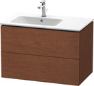 Duravit LC629101313 L-Cube Wall-Mount Vanity Unit American Walnut