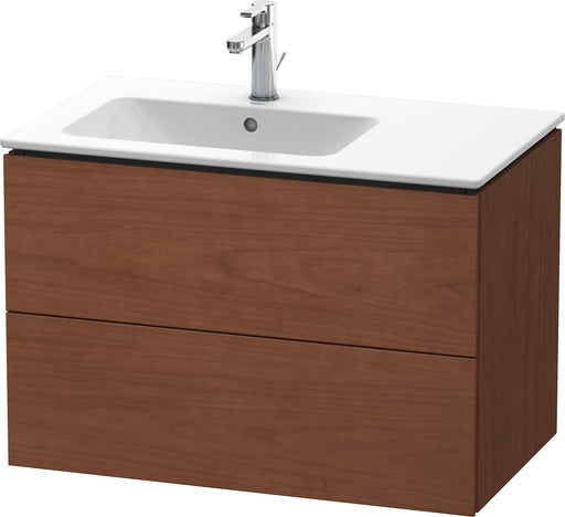 Duravit LC629101313 L-Cube Wall-Mount Vanity Unit American Walnut