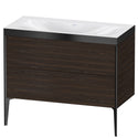 Duravit XV4711NB269P XViu C-Bonded Floorstanding Vanity Kit Walnut Brushed