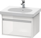 Duravit KT667002222 Ketho One Drawer Wall-Mount Vanity Unit White