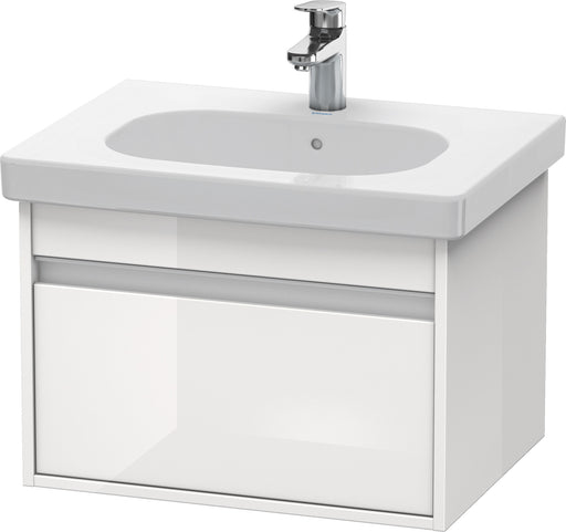 Duravit KT667002222 Ketho One Drawer Wall-Mount Vanity Unit White