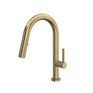 House of Rohl TE65D1LMAG Tenerife Pull-Down Bar and Food Prep Kitchen Faucet with C-Spout