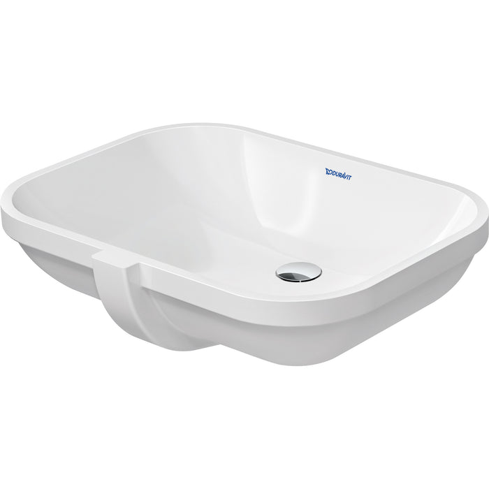 Duravit 0338560000 D-Code 22" Undermount Bathroom Sink with Overflow
