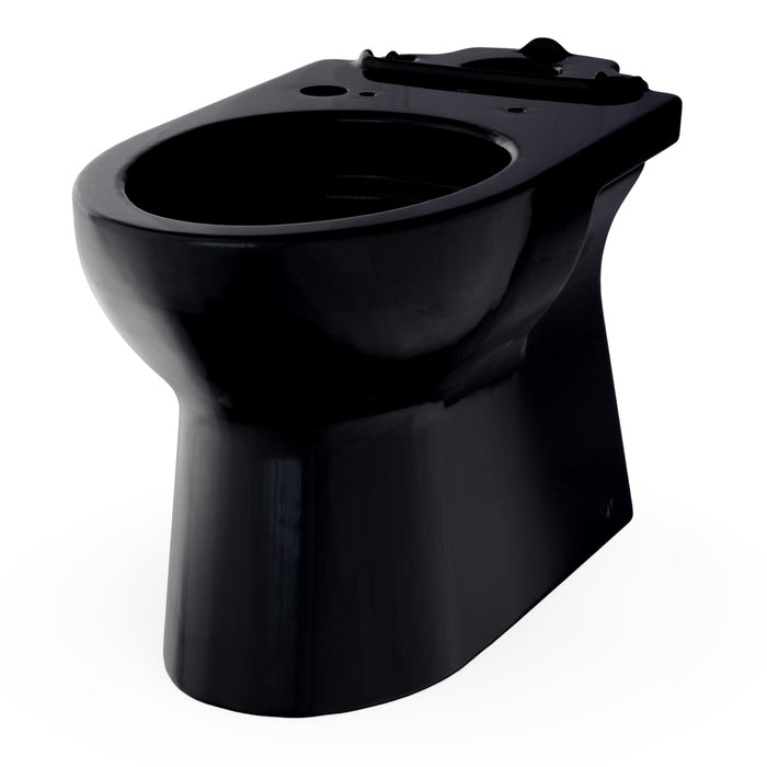 TOTO CT472CUFT40#51 Glaston WASHLET+ Elongated Skirted Toilet Bowl, Ebony (Black)