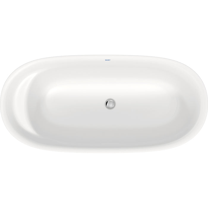 Duravit 700459000000090 Cape Cod 65" x Oval Freestanding Bathtub