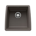 Blanco 443124 Performa SILGRANIT 17" Undermount Bar Sink - Volcano Gray