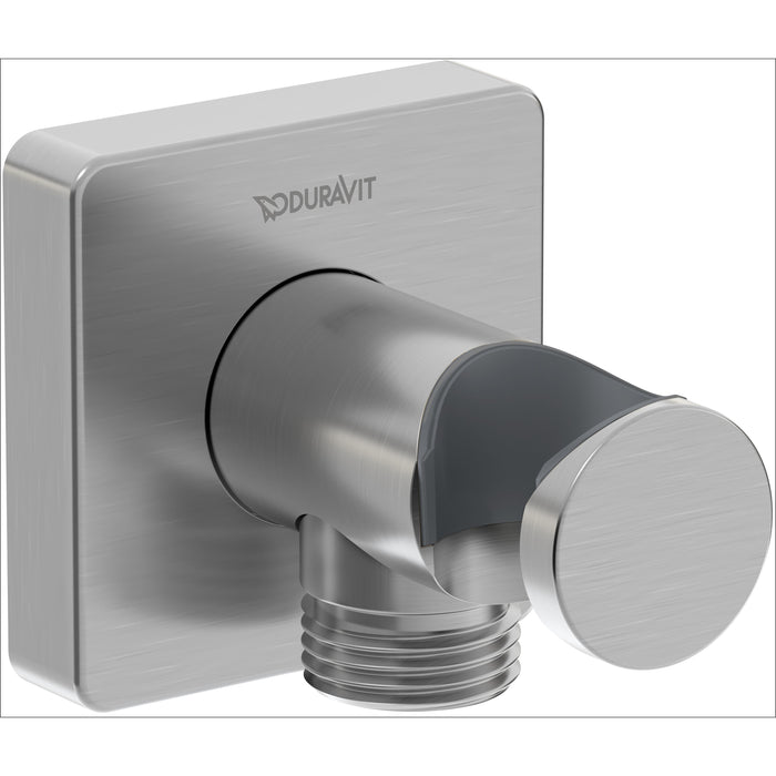 Duravit UV0630010U70 DuraShower Square Wall Outlet with Handshower Holder