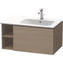 Duravit LC619203535 L-Cube One Drawer Wall-Mount Vanity Unit Oak Terra