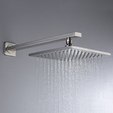 ANZZI SH-AZ041BN Viace Series 1-Spray 12.55" Fixed Showerhead in Brushed Nickel