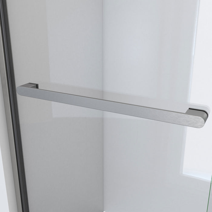 DreamLine SHDR-136076X-04 Charisma-X 56-60"W x 76"H Frameless Bypass Sliding Shower Door in Brushed Nickel
