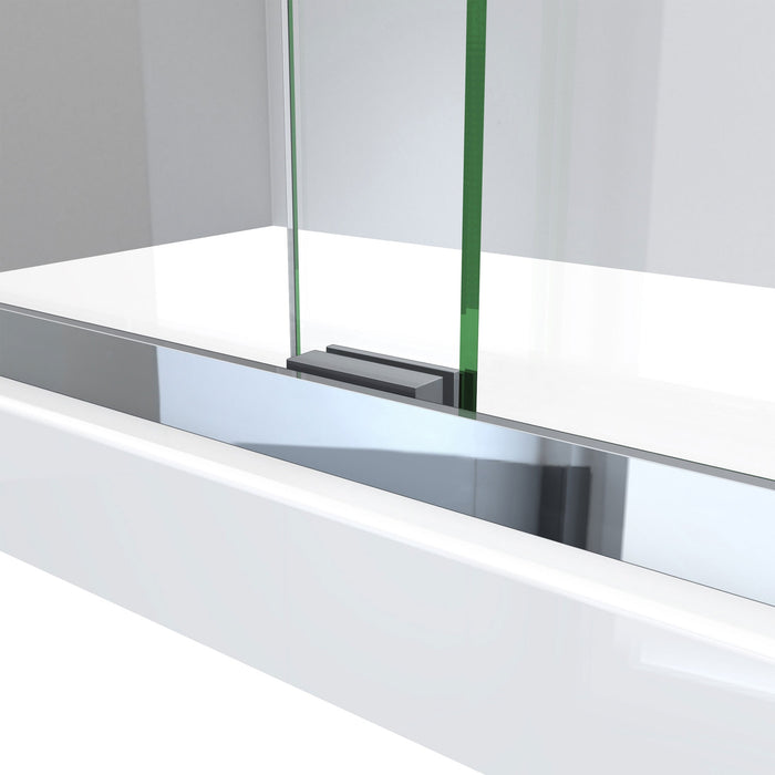 DreamLine SHDR-134876X-01 Charisma-X 44-48"W x 76"H Frameless Bypass Sliding Shower Door in Chrome
