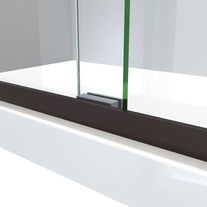 DreamLine SHDR-136076X-06 Charisma-X 56-60"W x 76"H Frameless Bypass Sliding Shower Door in Oil Rubbed Bronze