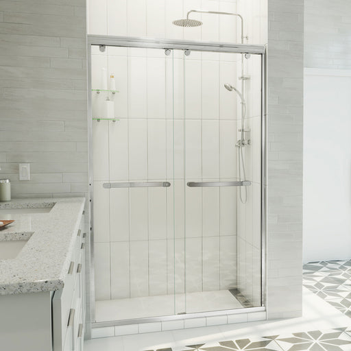 DreamLine SHDR-134876X-01 Charisma-X Frameless Bypass Sliding Shower Door in Chrome