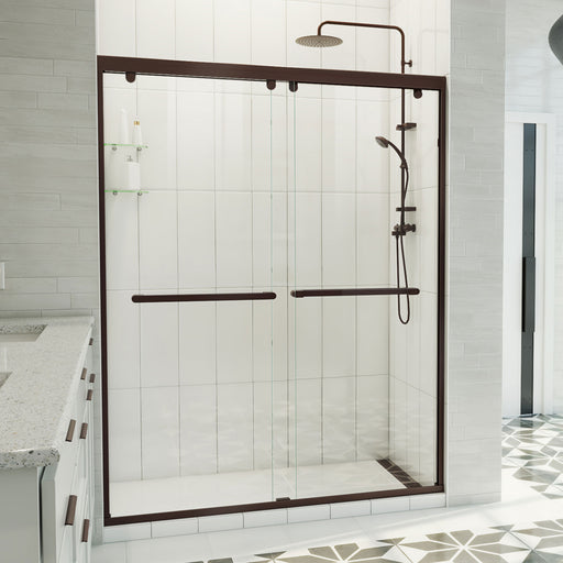 DreamLine SHDR-136076X-06 Charisma-X Frameless Bypass Sliding Shower Door in Oil Rubbed Bronze