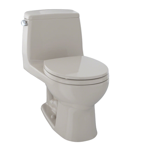 TOTO Eco UltraMax One-Piece Round Bowl 1.28 GPF Toilet, Bone - MS853113E#03