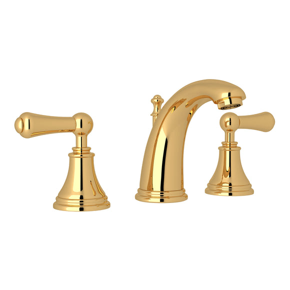 Rohl U.3712LS-EG-2 Perrin and Rowe Georgian Era High Neck Widespread Bathroom Faucet