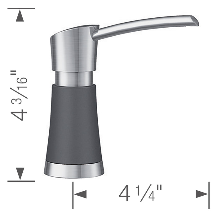 Blanco 442051 Artona Soap Dispenser - PVD Steel/Cinder