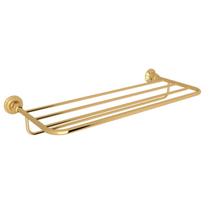 House of Rohl ROT10IB Wall Mount Hotel Style Towel Shelf