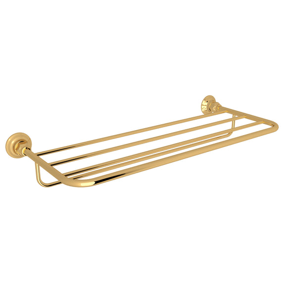 House of Rohl ROT10IB Wall Mount Hotel Style Towel Shelf