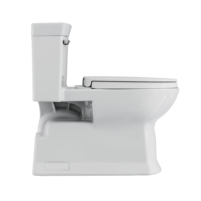 TOTO MS964124CEFG#01 Soiree One Piece Elongated 1.28 GPF Universal Height Skirted Toilet