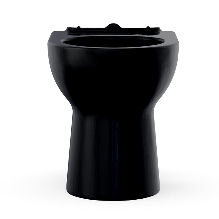 TOTO CT472CUFT40#51 Glaston WASHLET+ Elongated Skirted Toilet Bowl, Ebony (Black)