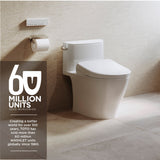 TOTO SW4724#12 WASHLET S7 Electronic Bidet Toilet Seat with Bowl and Wand Cleaning, Classic Lid, Elongated, Sedona Beige