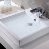 ANZZI LS-AZ124 Deux Series Ceramic Vessel Sink in White