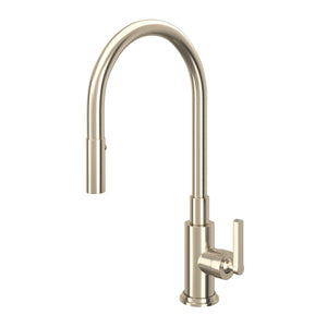 House of Rohl A3430LMSTN-2 Lombardia Pulldown Kitchen Faucet