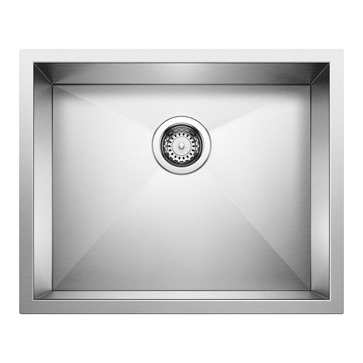 Blanco 516210 Precision R0 22" Single Bowl Undermount Stainless Steel Kitchen Sink