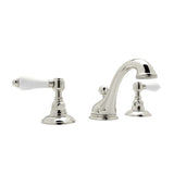 House of Rohl A1408LPPN-2 Viaggio C-Spout Widespread Bathroom Faucet