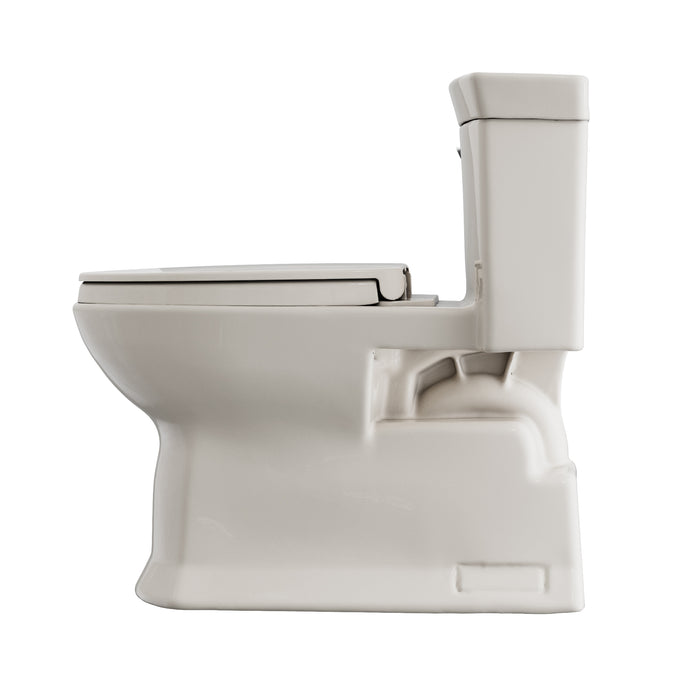 TOTO MS964124CEFG#12 Soiree One Piece Elongated 1.28 GPF Universal Height Skirted Toilet, Sedona Beige