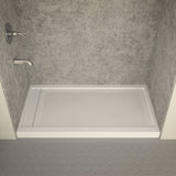 ANZZI SB-AZ013WL Meadow Series 60" x 32" Shower Base in White