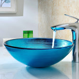 ANZZI LS-AZ045 Enti Series Deco-Glass Vessel Sink in Lustrous Blue