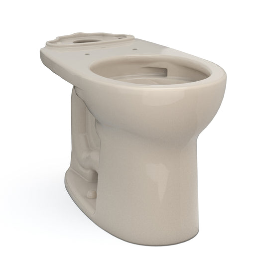 TOTO Drake Round Tornado Flush Toilet Bowl with CeFiONtect, Bone - C775CEFG#03