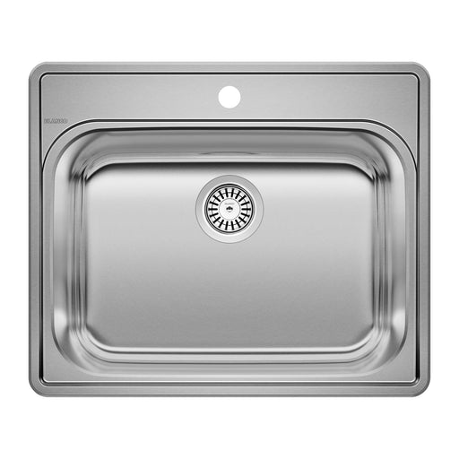 Blanco 441078 Essential 25" Single Bowl Drop-In Stainless Steel Laundry Sink - 1 Hole
