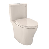 TOTO MS446124CEMFGN#12 Aquia IV Two-Piece Dual Flush Toilet, WASHLET+ Ready, Sedona Beige