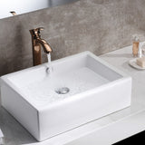 ANZZI LS-AZ122 Deux Series Ceramic Vessel Sink in White