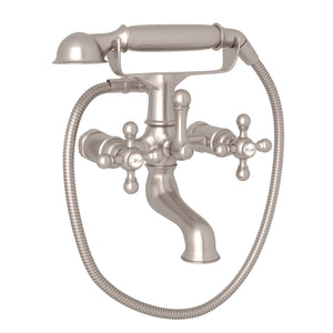 House of Rohl AC7X-STN Arcana Exposed Tub Filler with Handshower