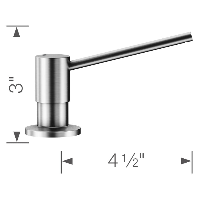 Blanco 402672 Torre Soap Dispenser - PVD Steel